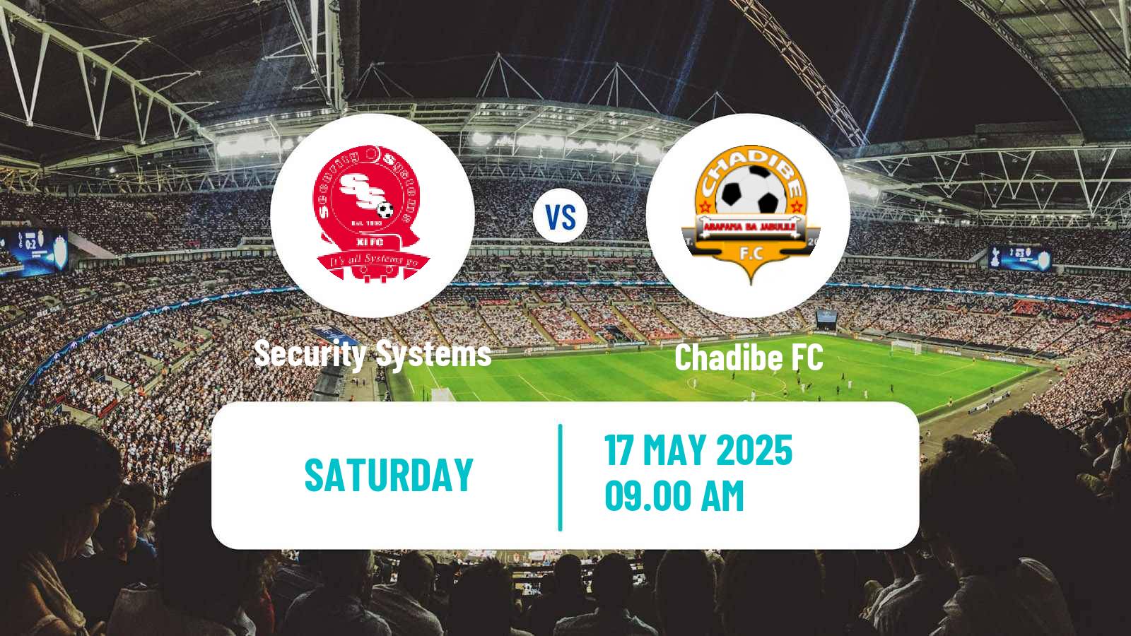 Soccer Botswana Premier League Security Systems - Chadibe