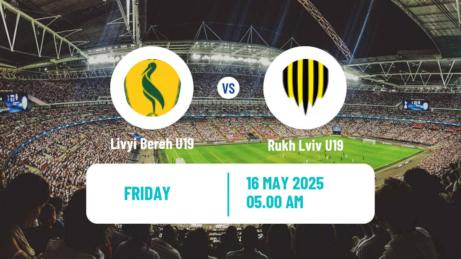 Football Ukrainian U19 League Livyi Bereh U19 - Rukh Lviv U19