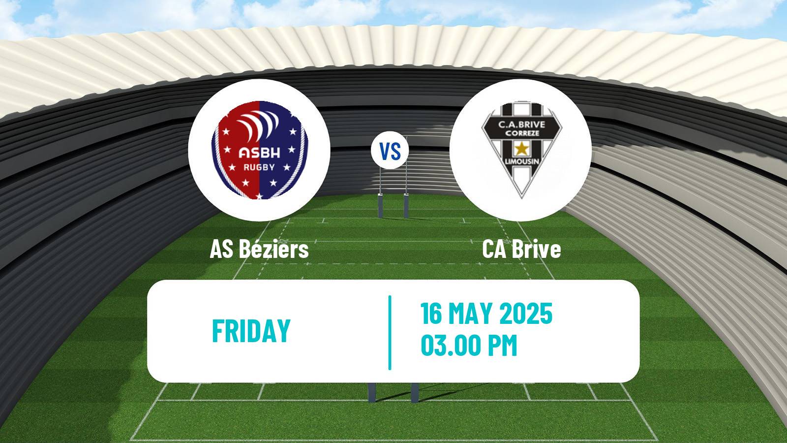Rugby union French Pro D2 Béziers - Brive