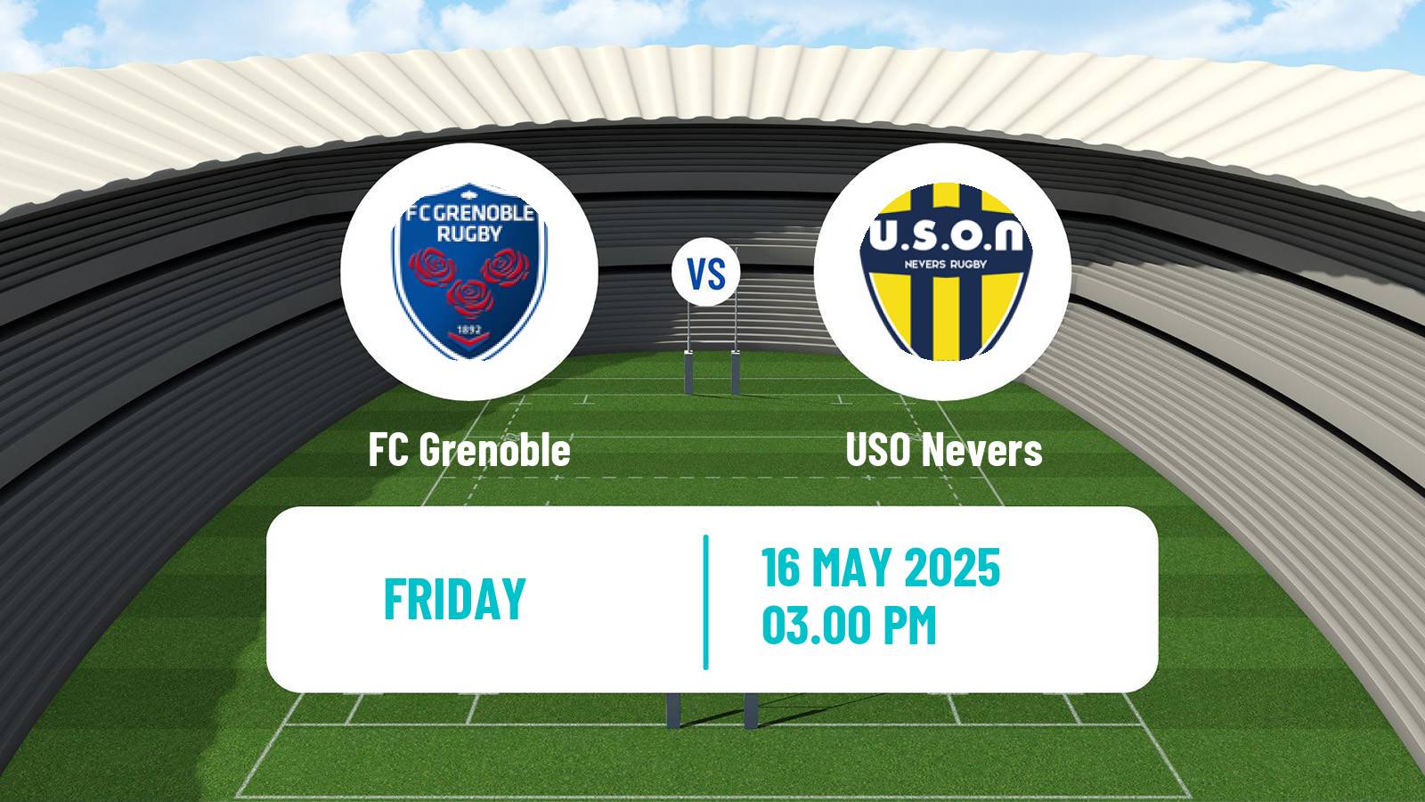 Rugby union French Pro D2 FC Grenoble - Nevers