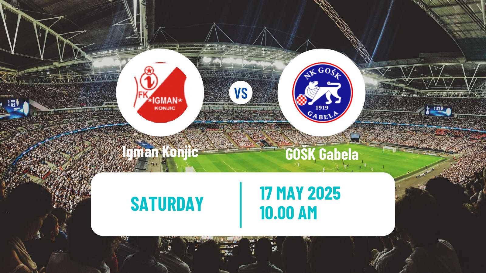 Football Bosnian Premier League Igman Konjic - GOŠK Gabela
