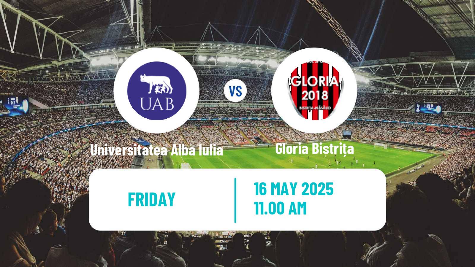 Soccer Romanian Liga 3 - Seria 7 Universitatea Alba Iulia - Gloria Bistrița