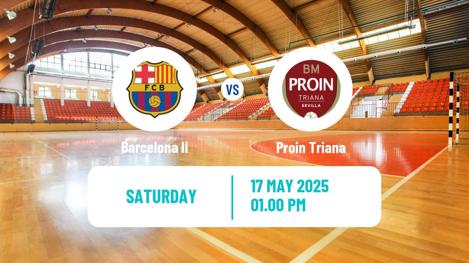 Handball Spanish Division de Honor Plata Handball Barcelona II - Proin Triana
