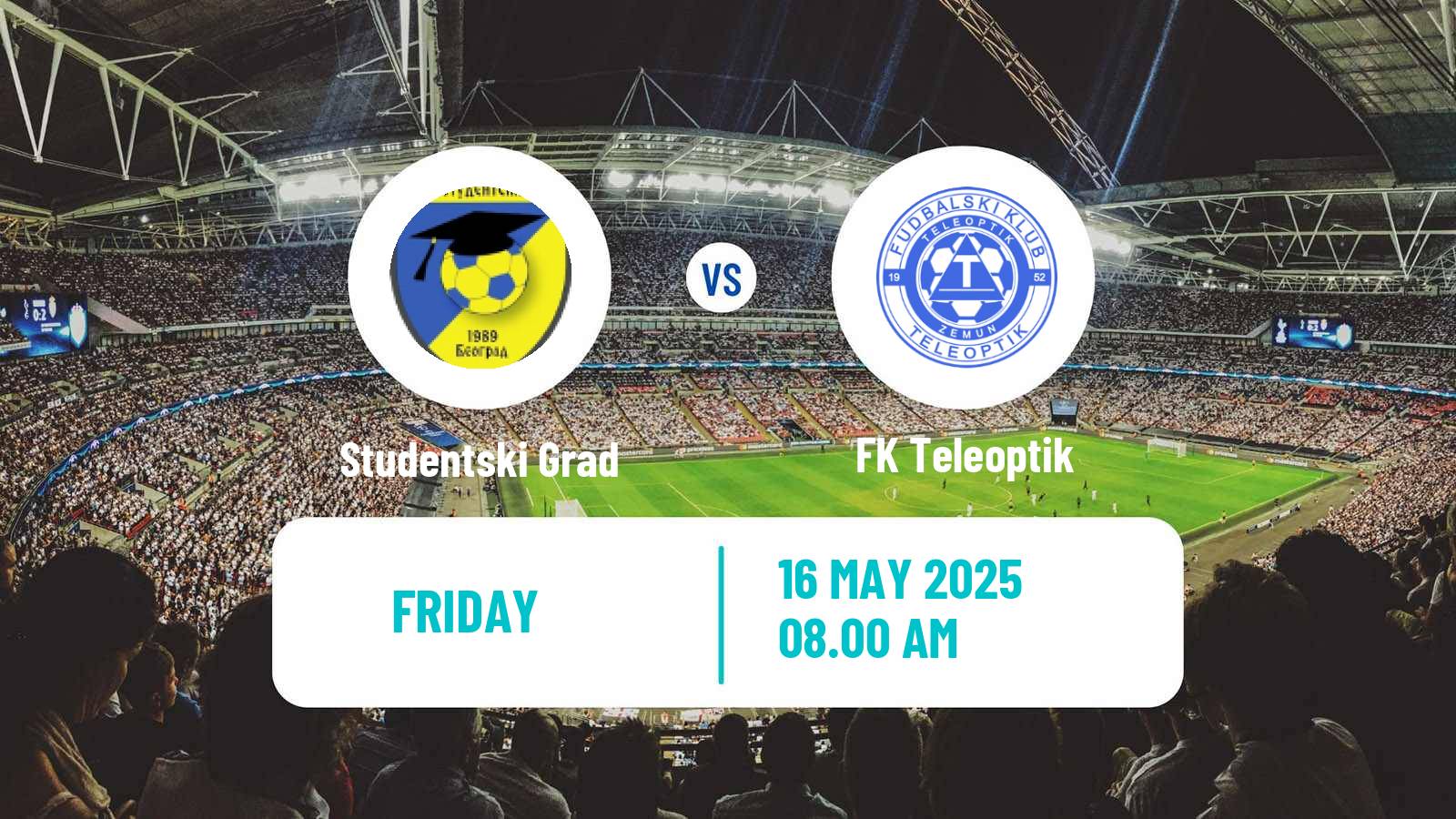 Football Serbian Srpska Liga - Belgrade Studentski Grad - Teleoptik