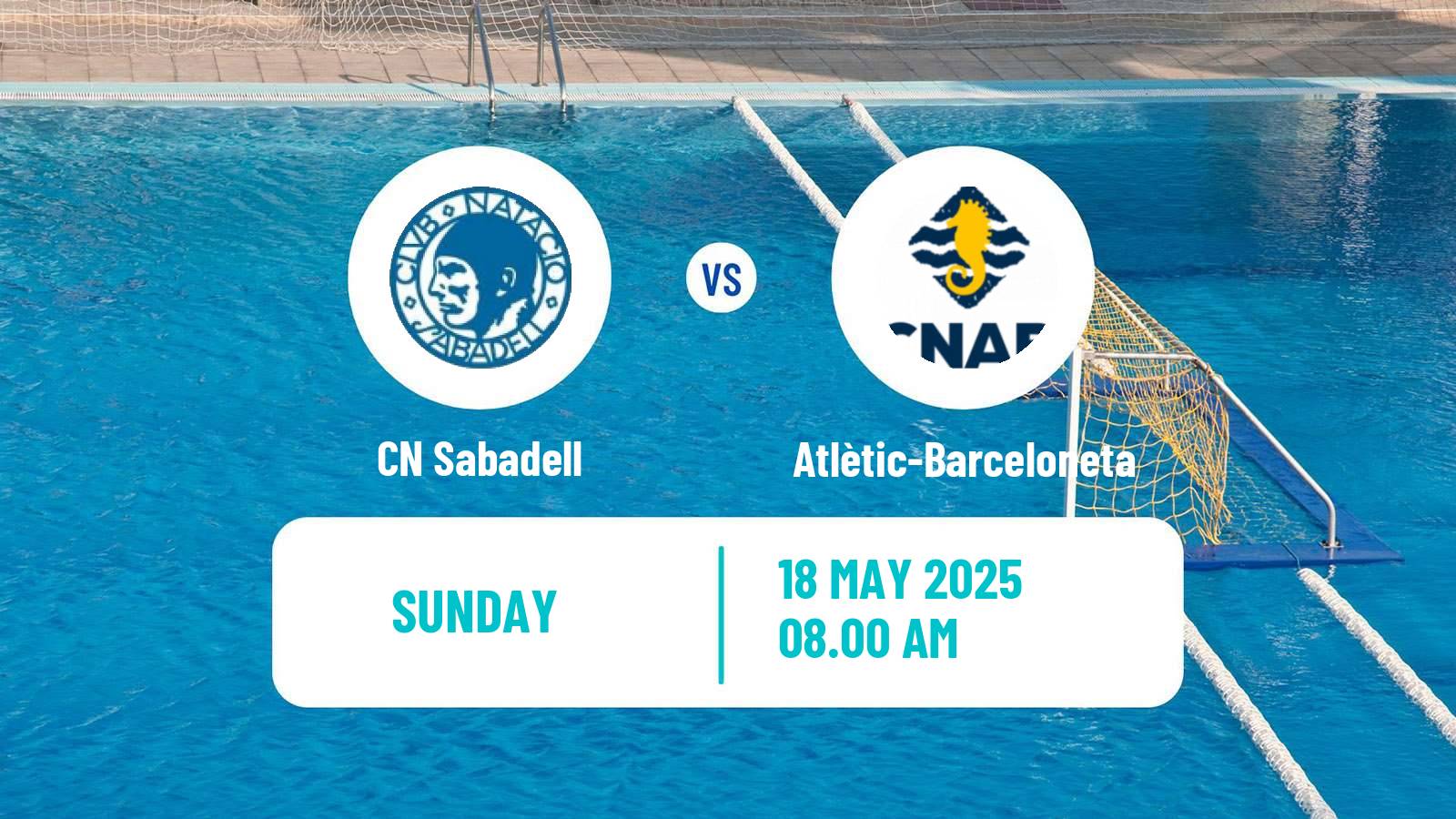 Water polo Spanish Liga Premaat Sabadell - Atlètic-Barceloneta