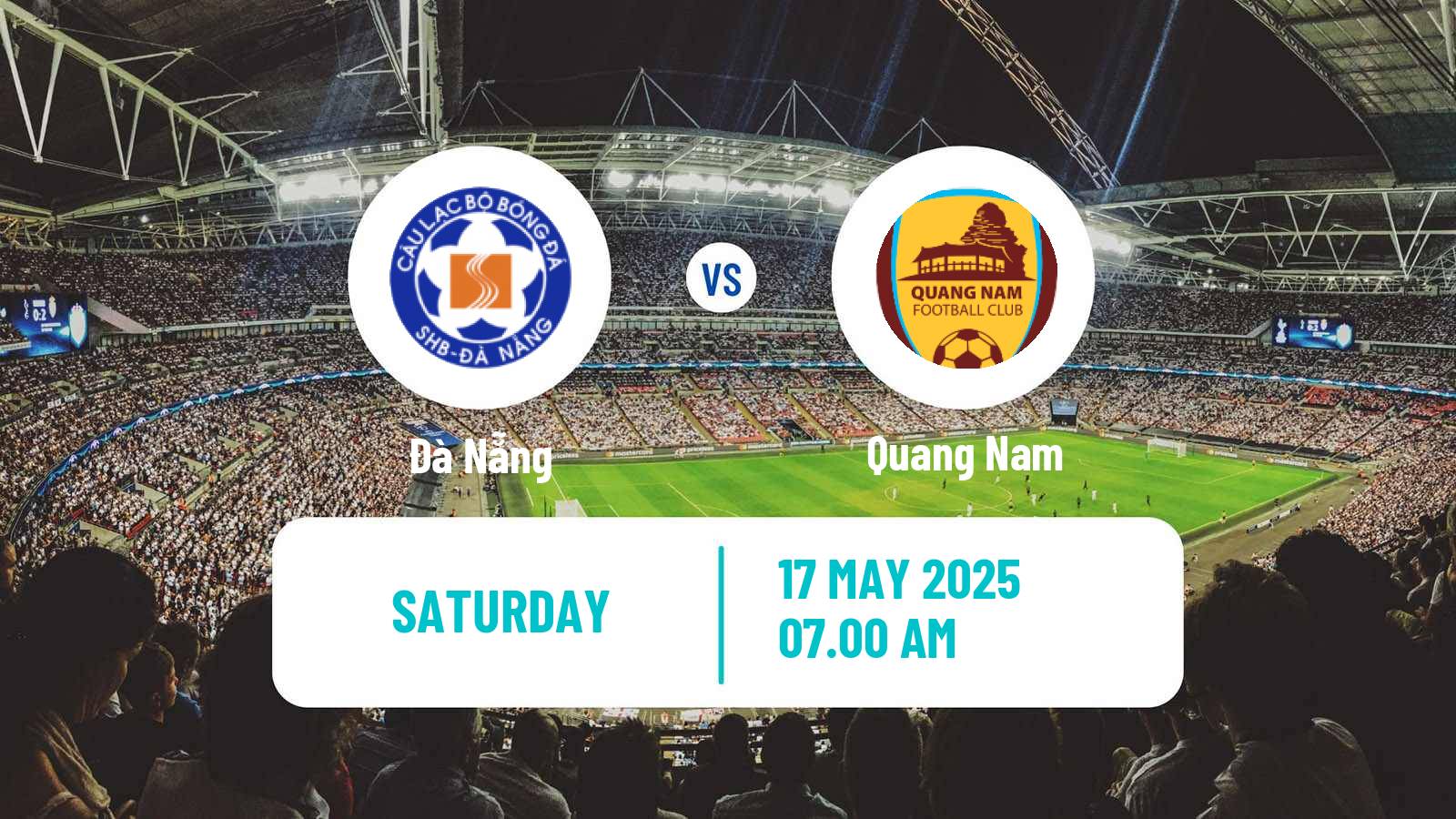 Soccer Vietnamese V League 1 Đà Nẵng - Quang Nam
