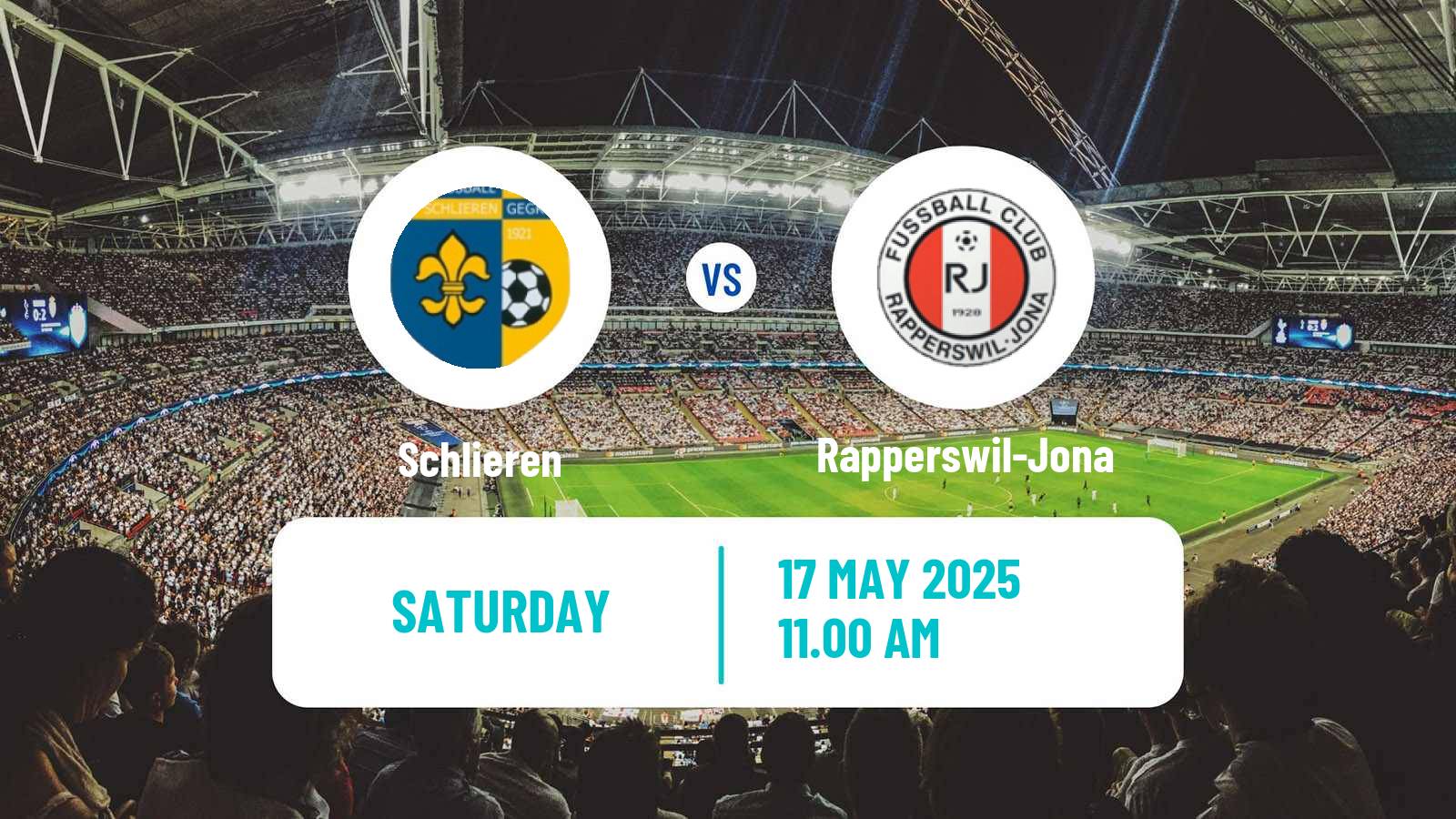 Soccer Swiss Super League Women Schlieren - Rapperswil-Jona