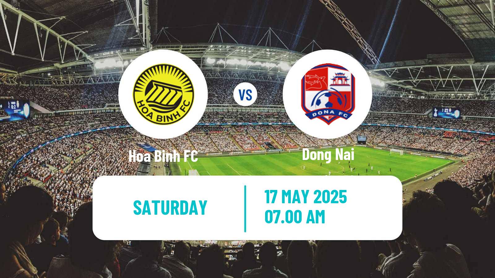 Football Vietnamese V League 2 Hoa Binh - Dong Nai
