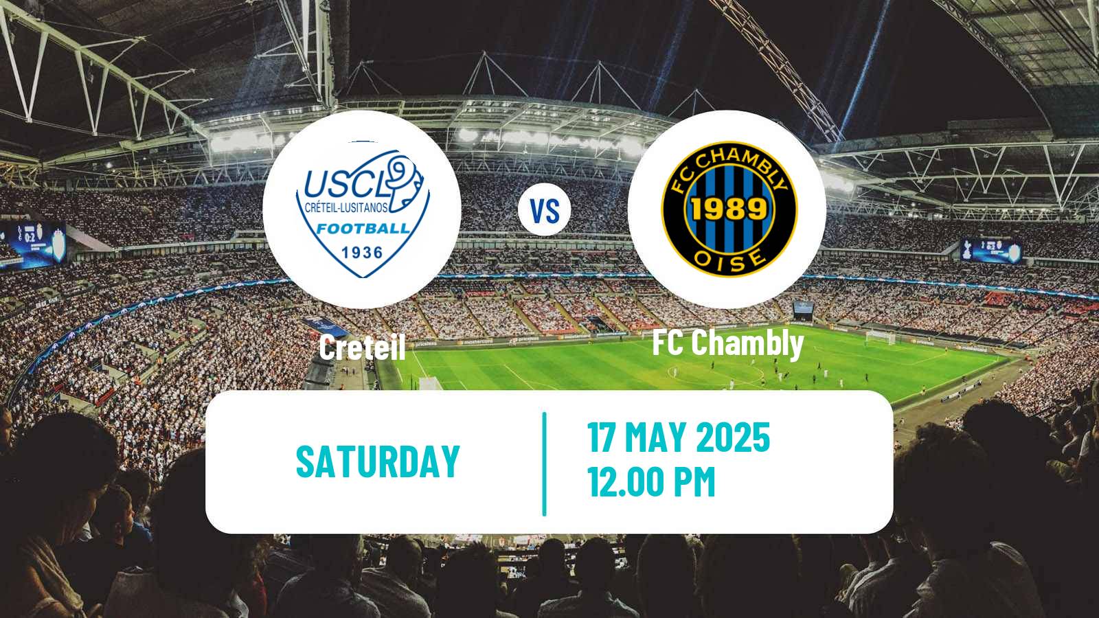 Soccer French National 2 - Group C Creteil - Chambly