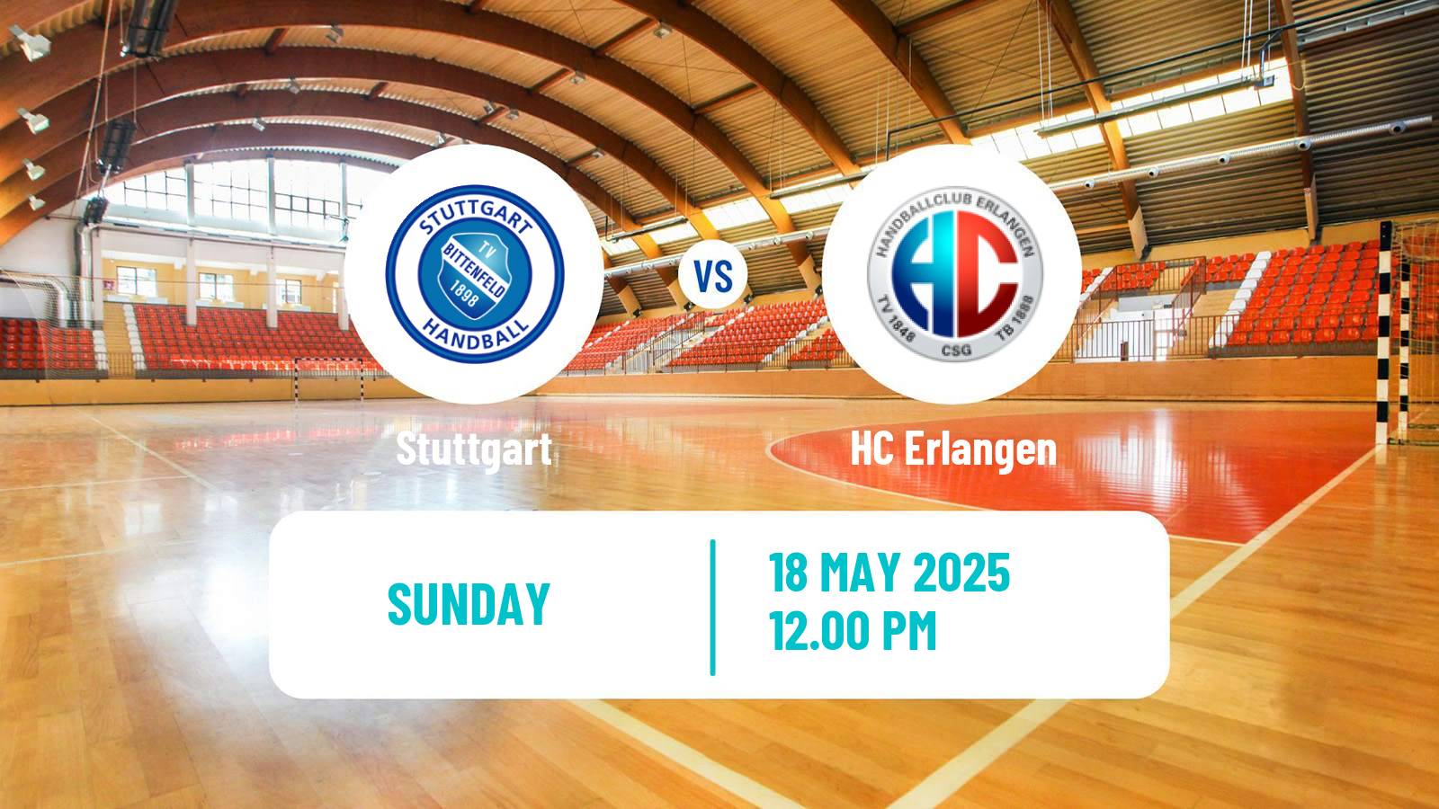 Handball German Bundesliga Handball Stuttgart - Erlangen