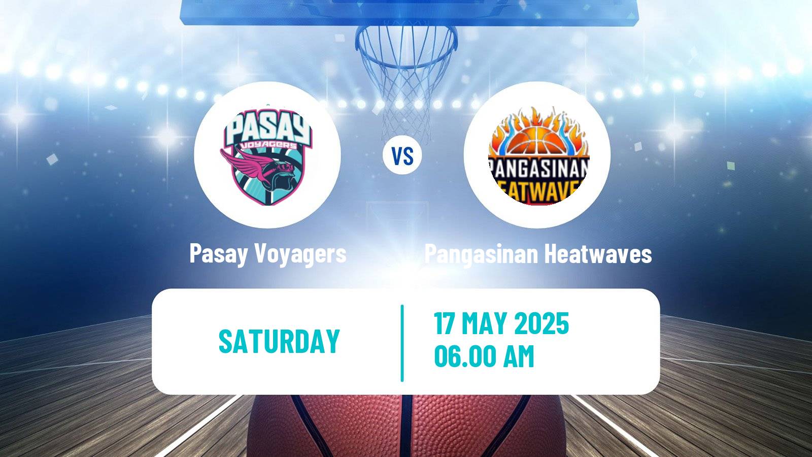 Basketball Philippines MBPL  Pasay Voyagers - Pangasinan Heatwaves