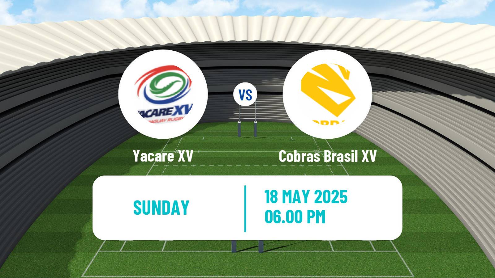 Rugby union Super Rugby Americas Yacare XV - Cobras Brasil XV