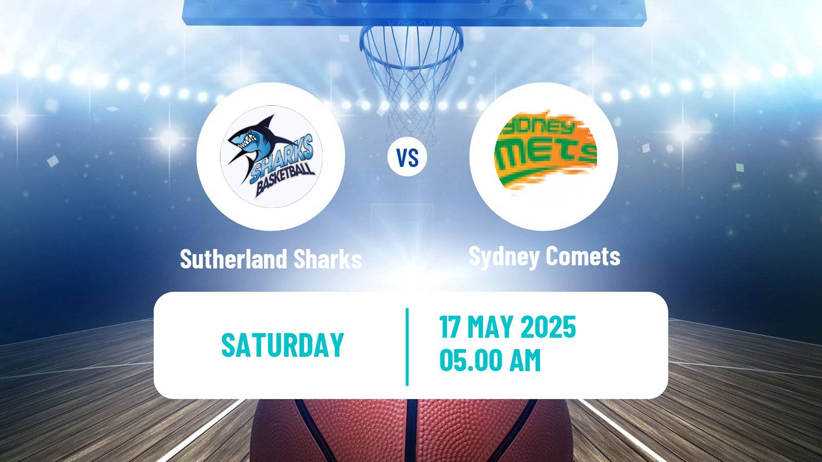 Basketball Australian NBL1 East Sutherland Sharks - Sydney Comets