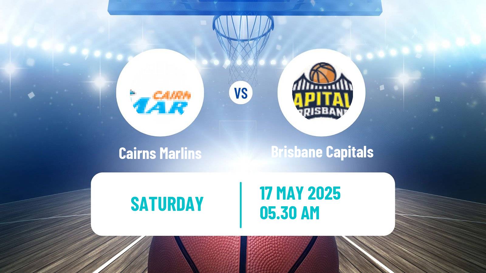 Basketball Australian NBL1 North Cairns Marlins - Brisbane Capitals