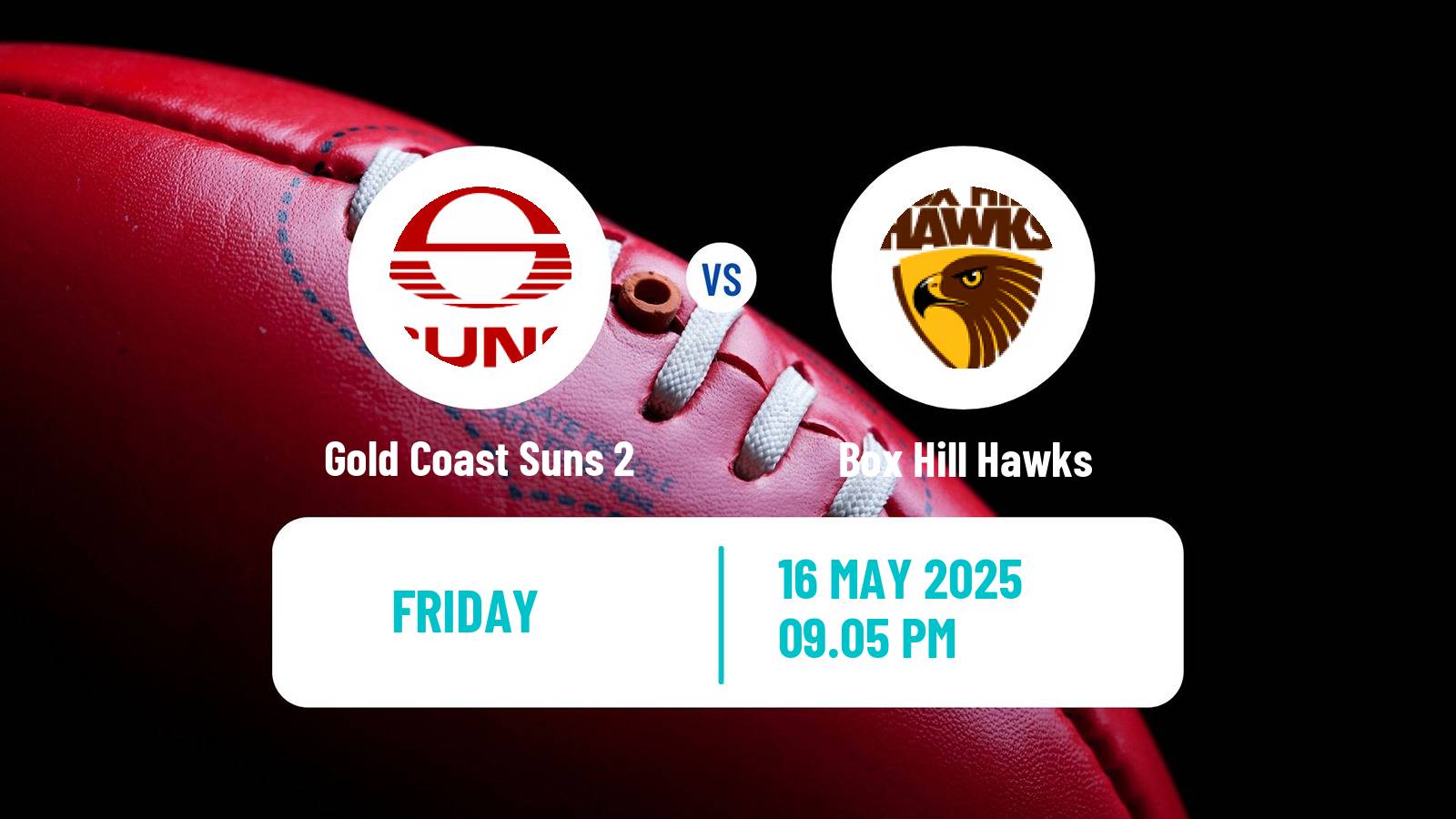 Aussie rules VFL Gold Coast Suns 2 - Box Hill Hawks