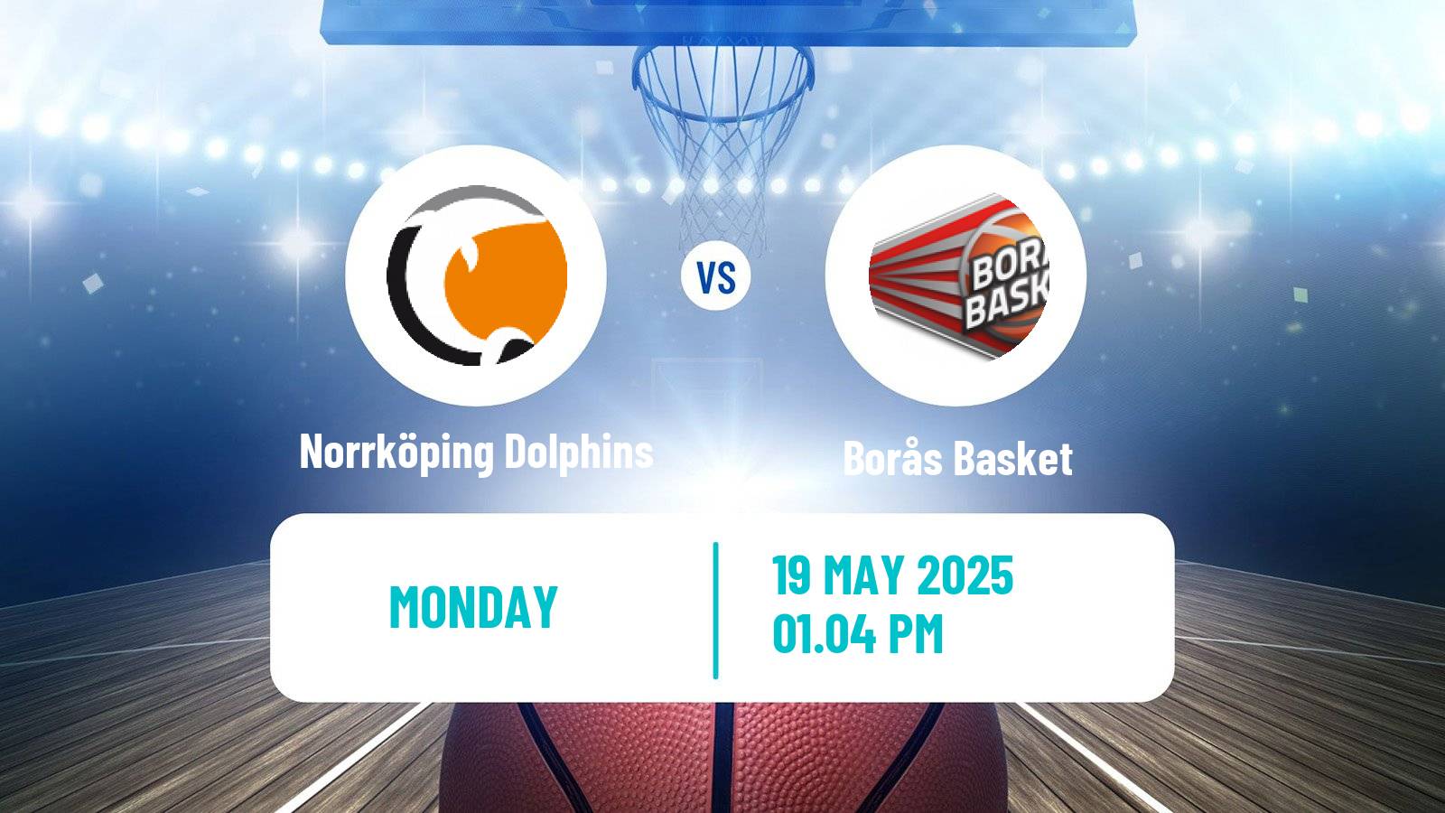 Basketball Swedish Basketligan Norrköping Dolphins - Borås Basket