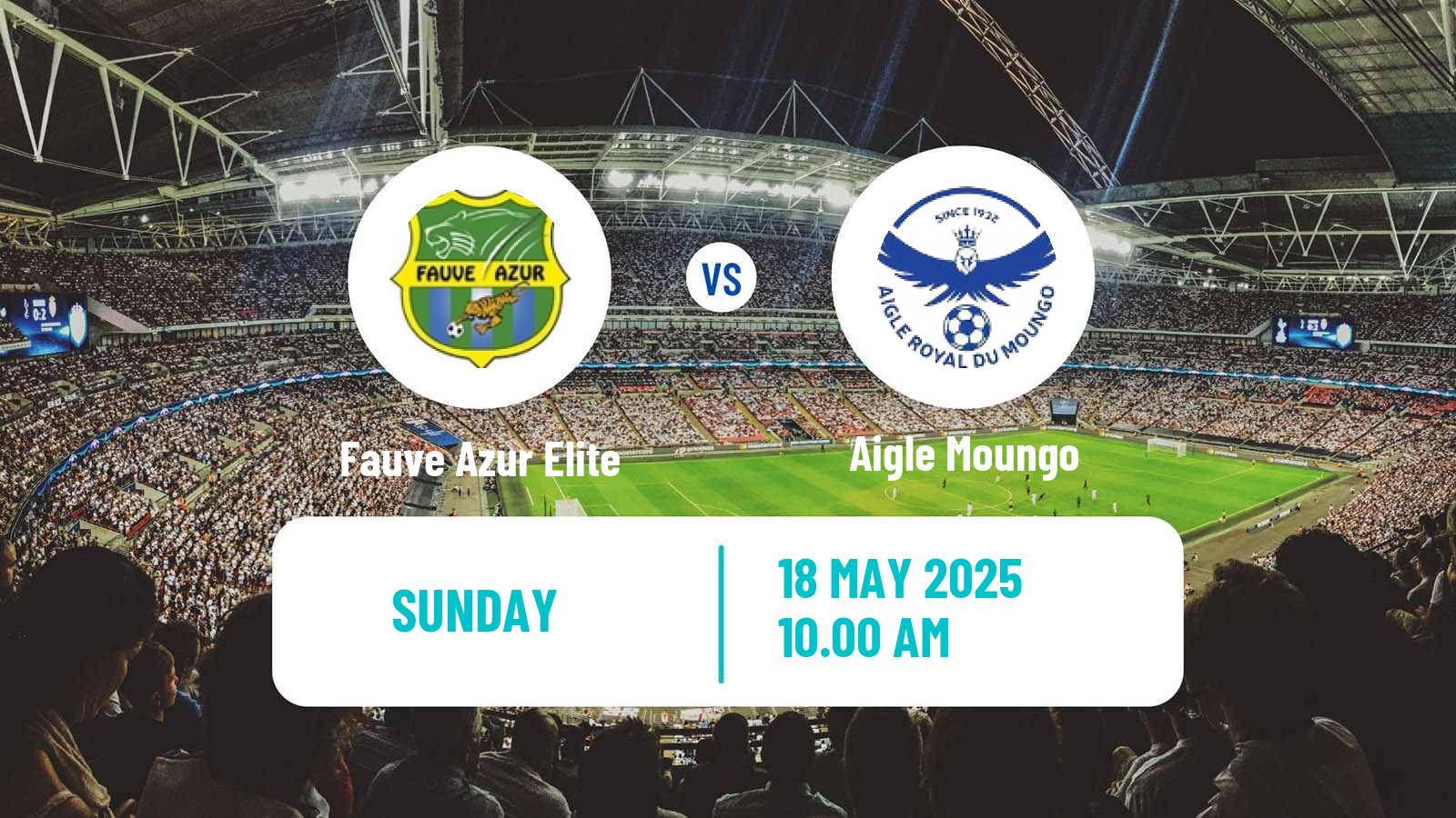 Football Cameroon Elite One Fauve Azur Elite - Aigle Moungo