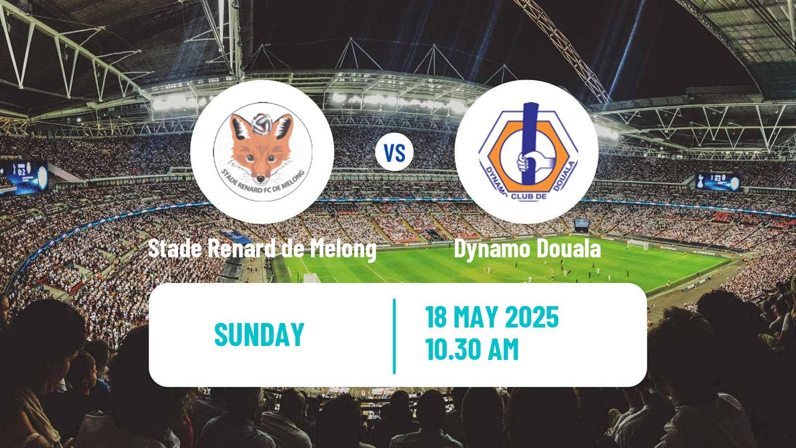 Soccer Cameroon Elite One Stade Renard de Melong - Dynamo Douala