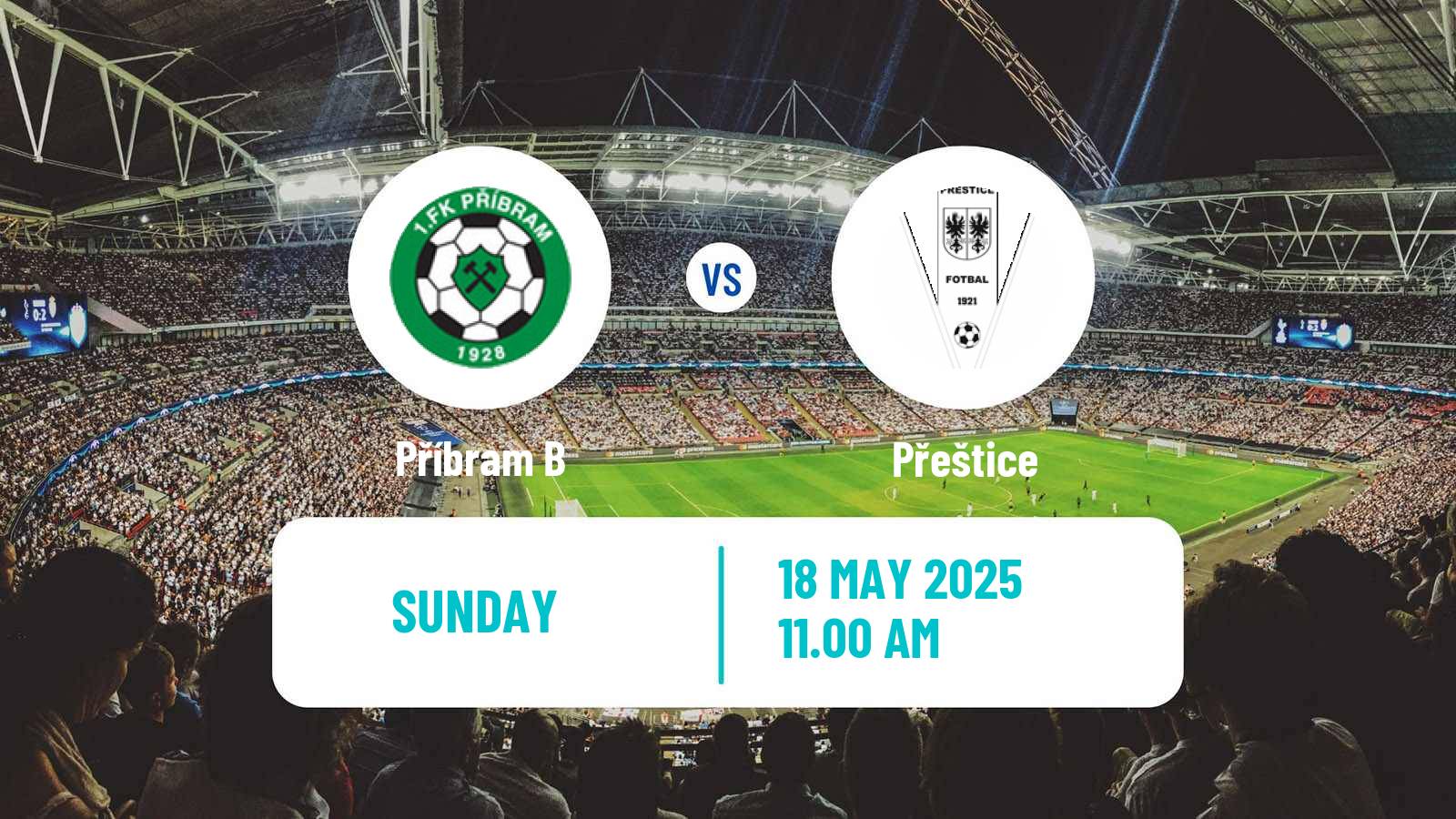 Football Czech Division A Příbram B - Přeštice