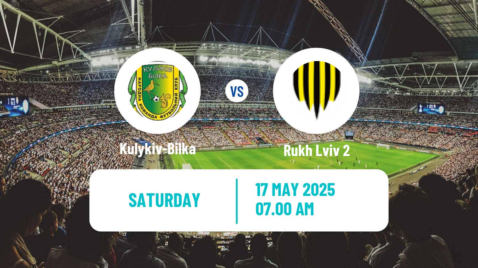 Soccer Ukrainian Druha Liga Kulykiv-Bilka - Rukh Lviv 2