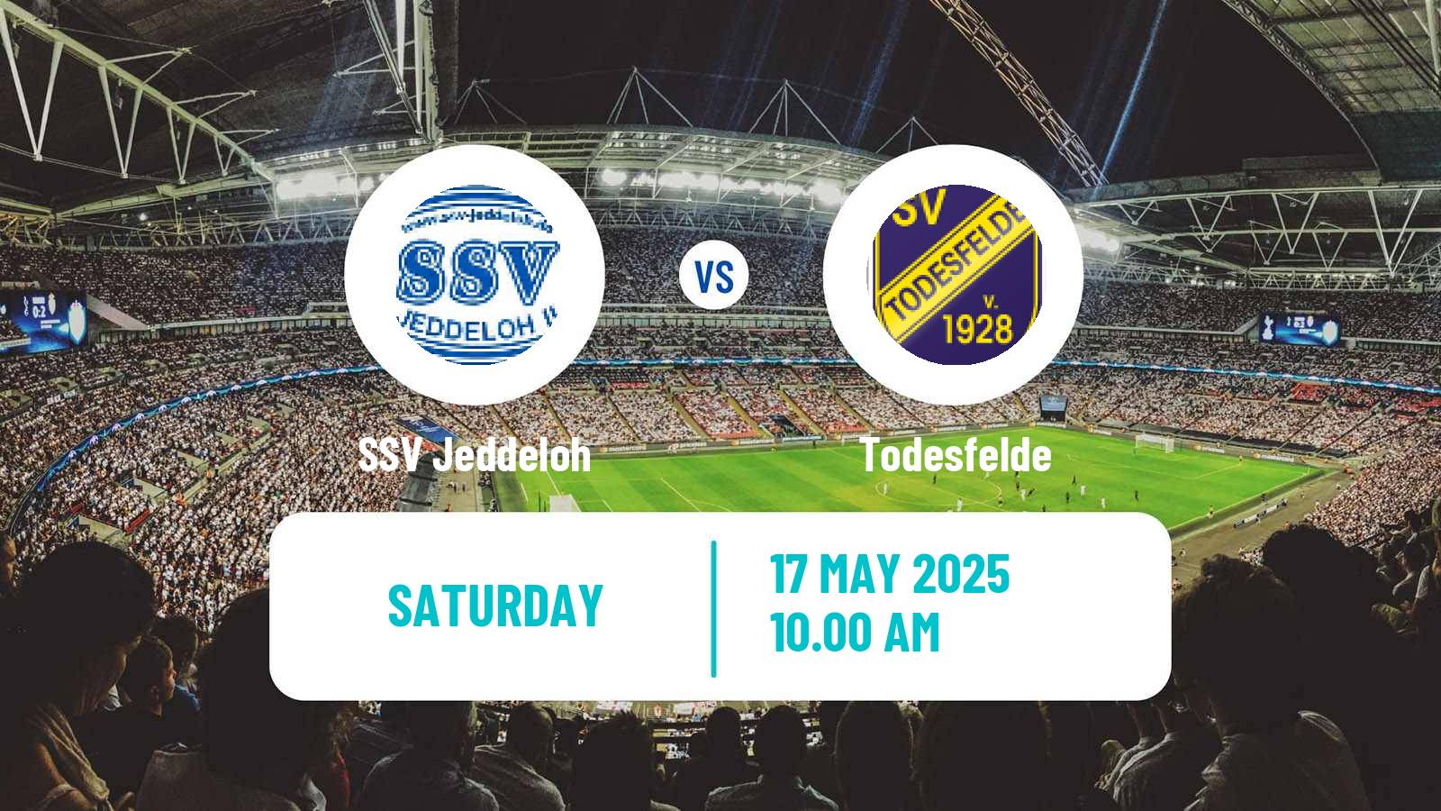 Soccer German Regionalliga North Jeddeloh - Todesfelde
