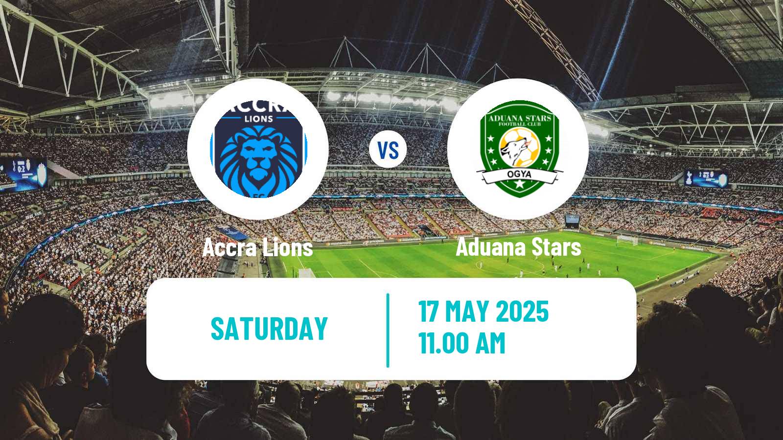 Soccer Ghanaian Premier League Accra Lions - Aduana Stars