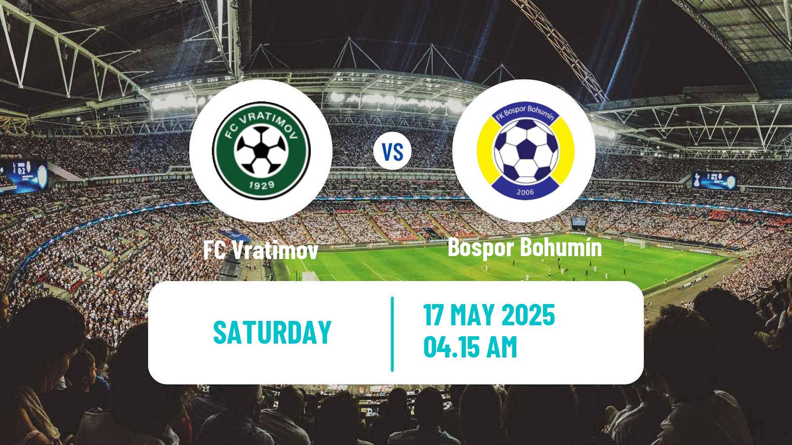 Soccer Czech Division F Vratimov - Bospor Bohumín