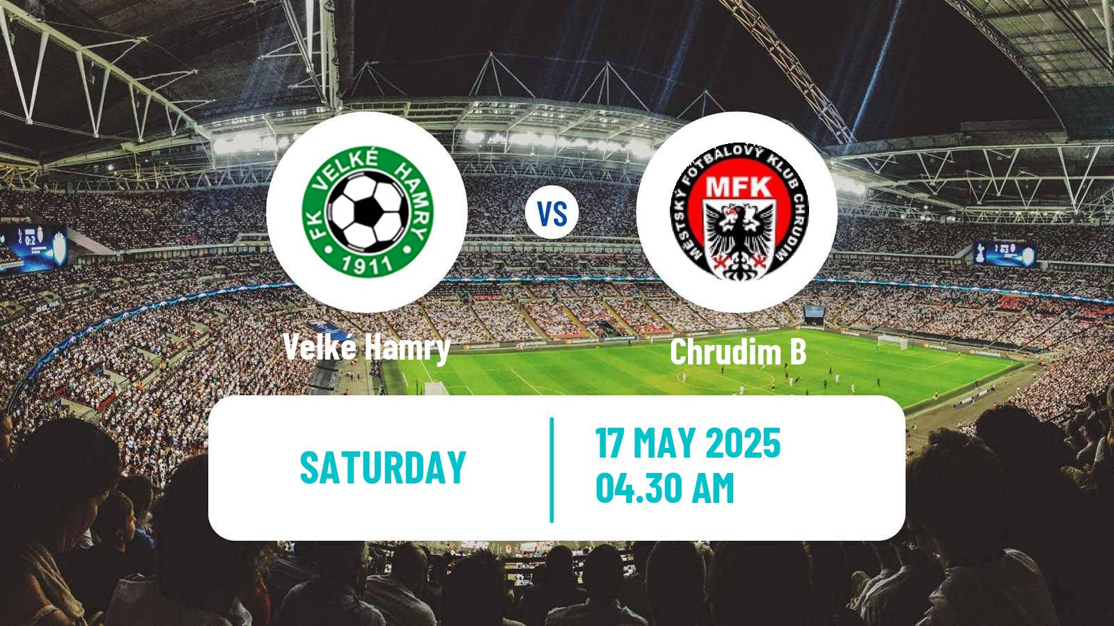 Football Czech Division C Velké Hamry - Chrudim B
