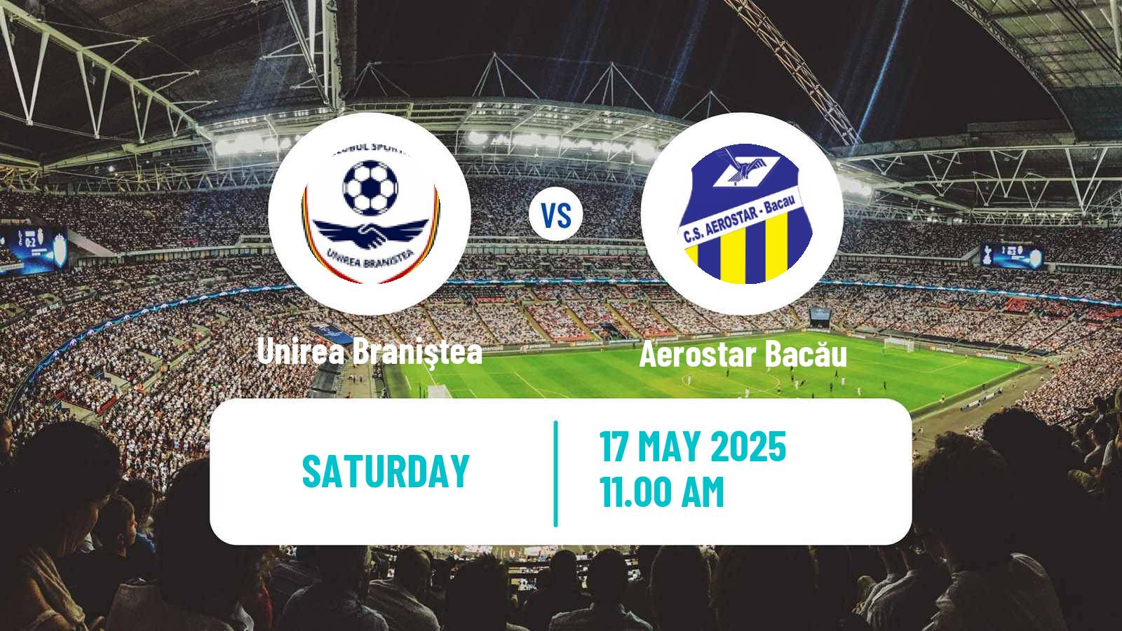 Soccer Romanian Liga 3 - Seria 2 Unirea Braniştea - Aerostar Bacău