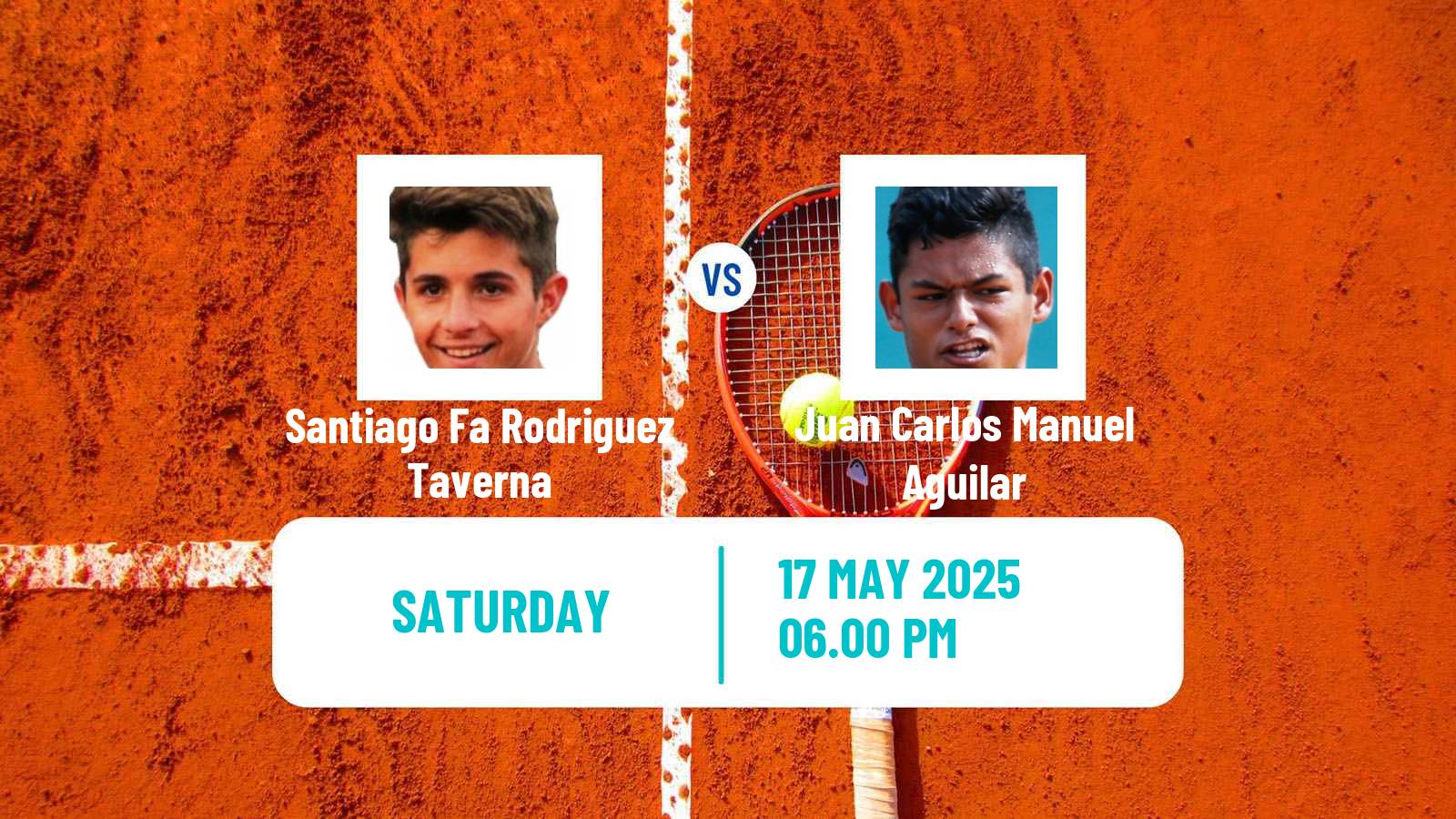 Tennis ITF M25 Xalapa Men Santiago Fa Rodriguez Taverna - Juan Carlos Manuel Aguilar