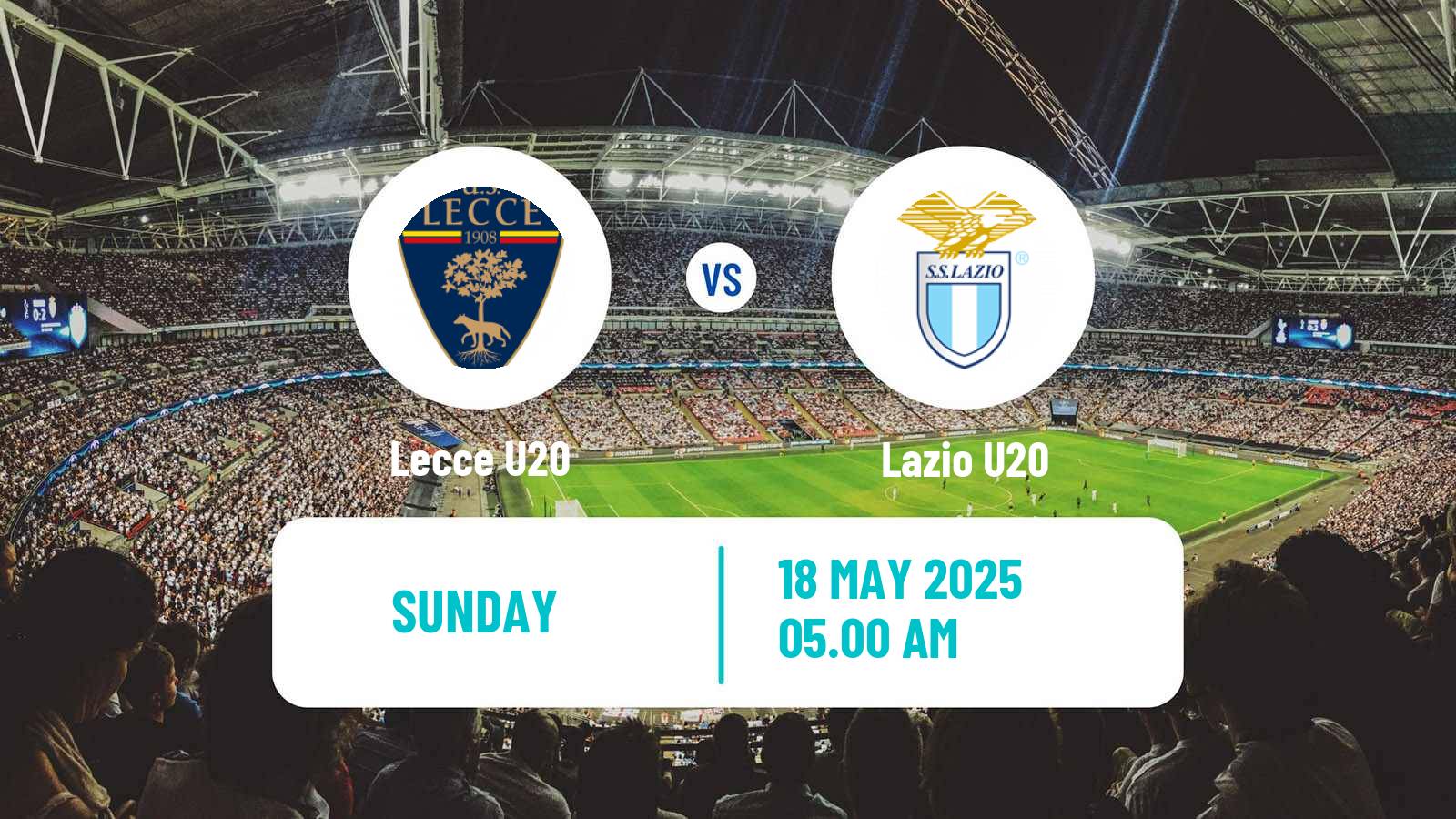 Soccer Italian Primavera 1 Lecce U20 - Lazio U20