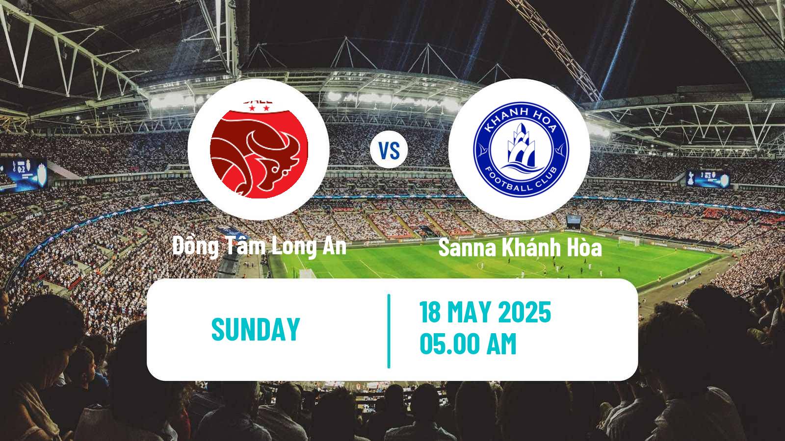 Soccer Vietnamese V League 2 Đồng Tâm Long An - Sanna Khánh Hòa