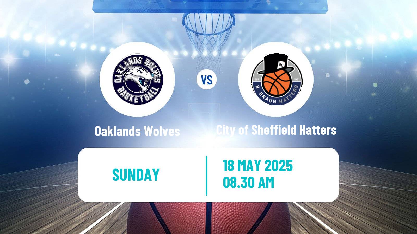 Basketball British WBBL Oaklands Wolves - City of Sheffield Hatters