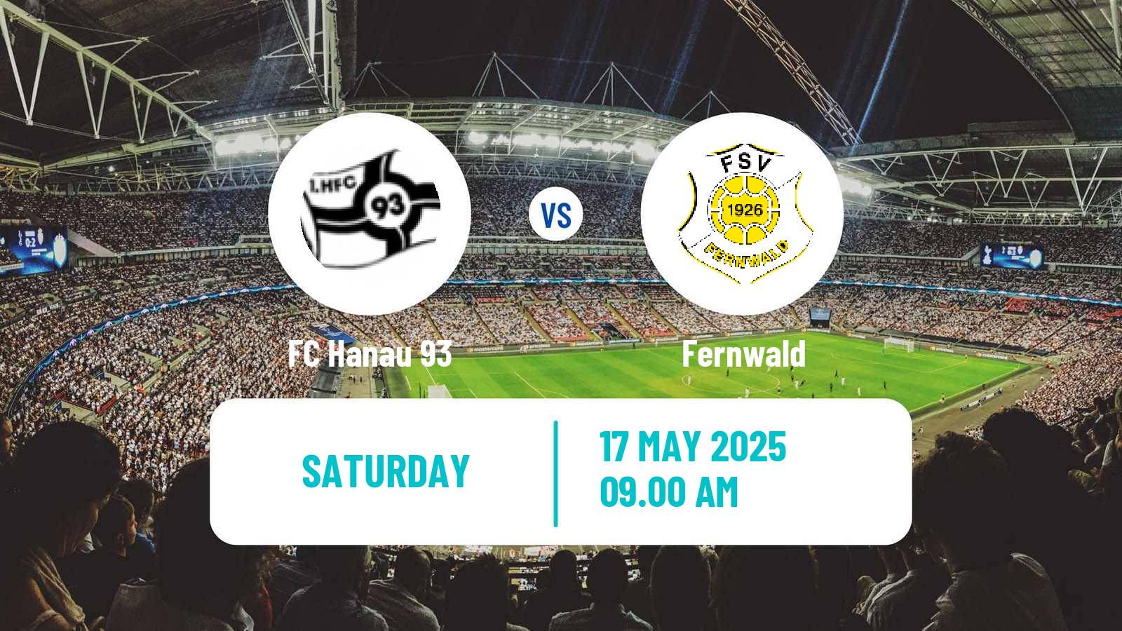Football German Oberliga Hessen Hanau - Fernwald