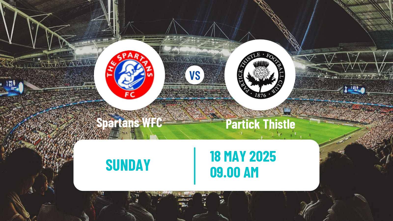 Football Scottish SWPL 1 Women Spartans - Partick Thistle
