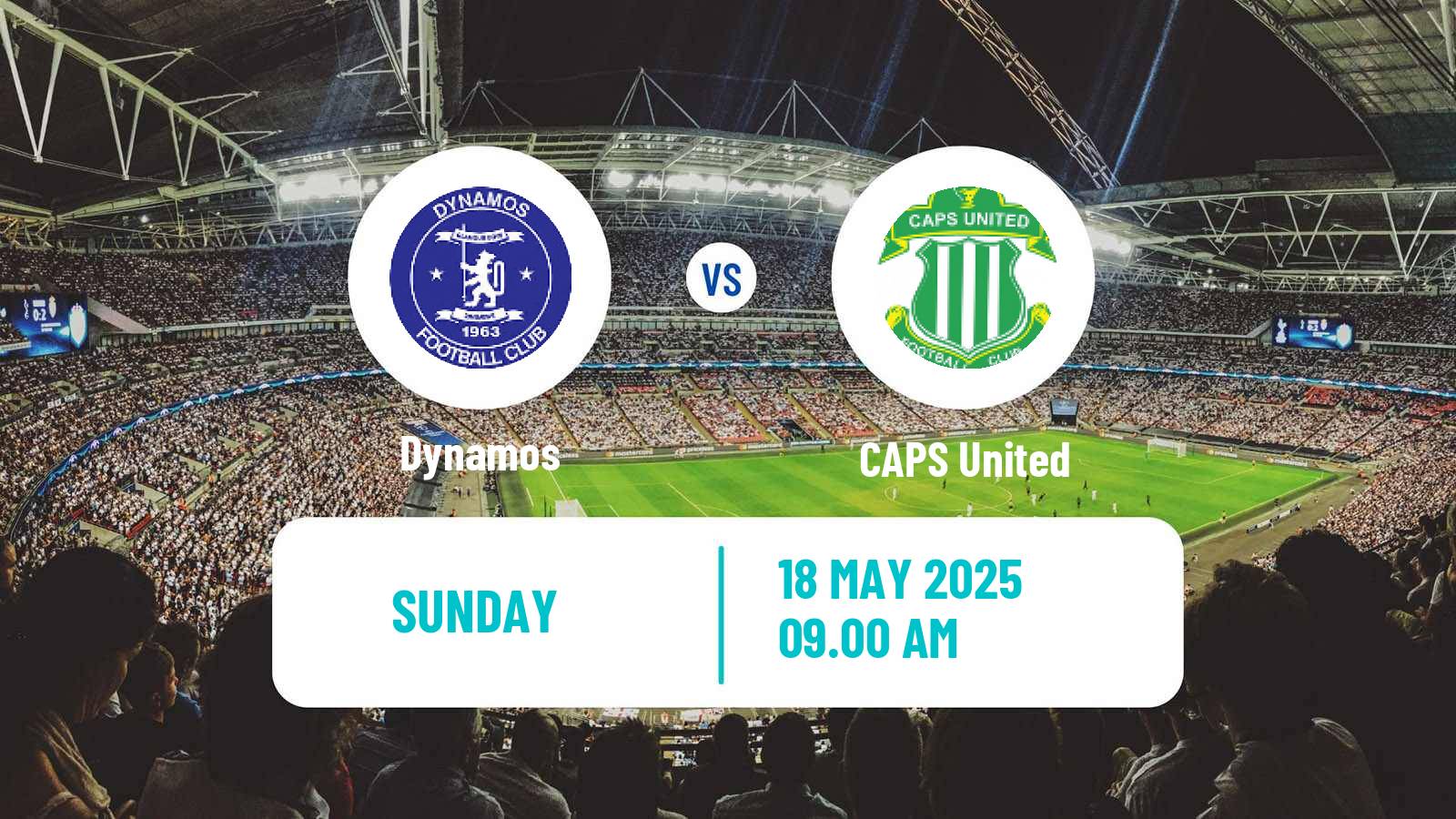 Soccer Zimbabwe Premier League Dynamos - CAPS United