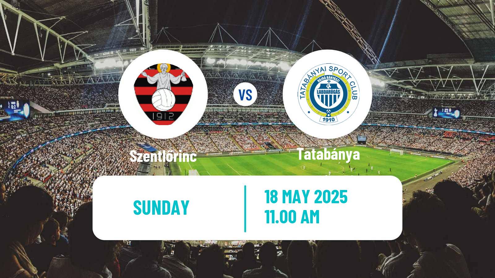 Soccer Hungarian NB II Szentlőrinc - Tatabánya