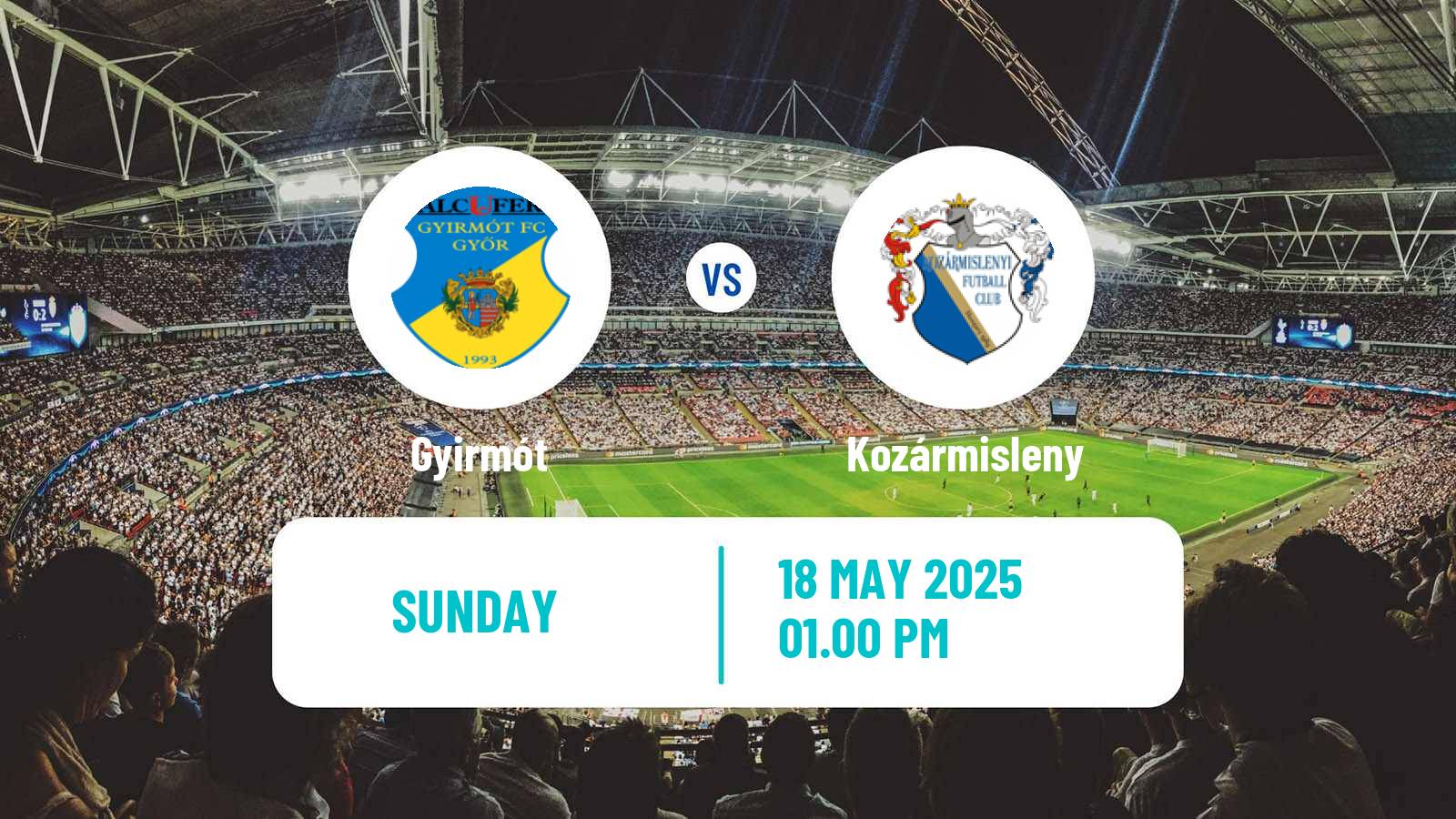 Soccer Hungarian NB II Gyirmót - Kozármisleny