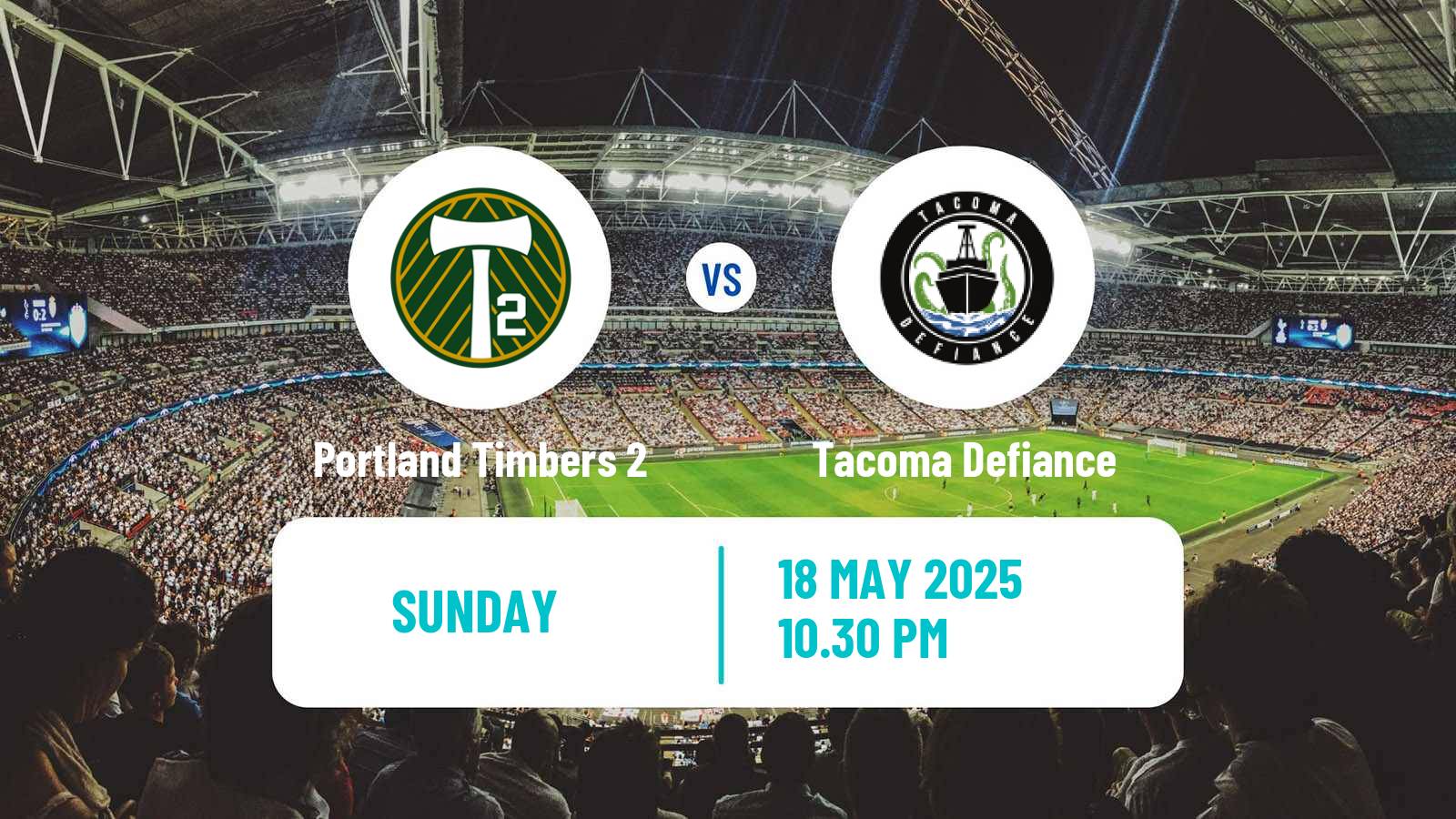 Soccer MLS Next Pro Portland Timbers 2 - Tacoma Defiance