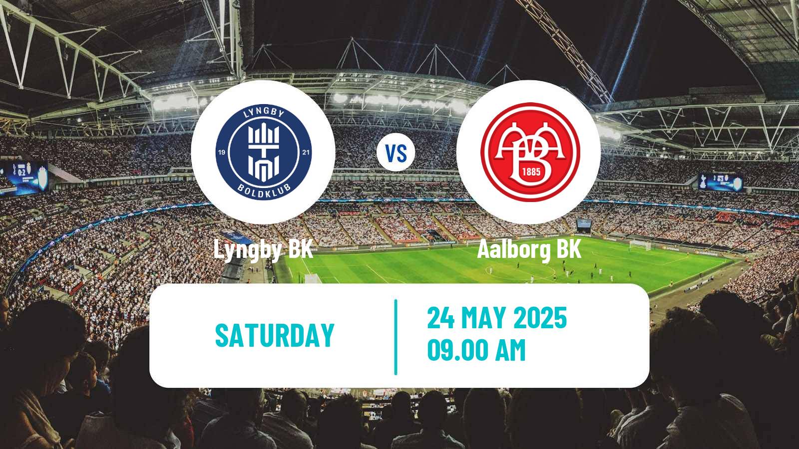 Soccer Danish Superliga Lyngby BK - Aalborg BK