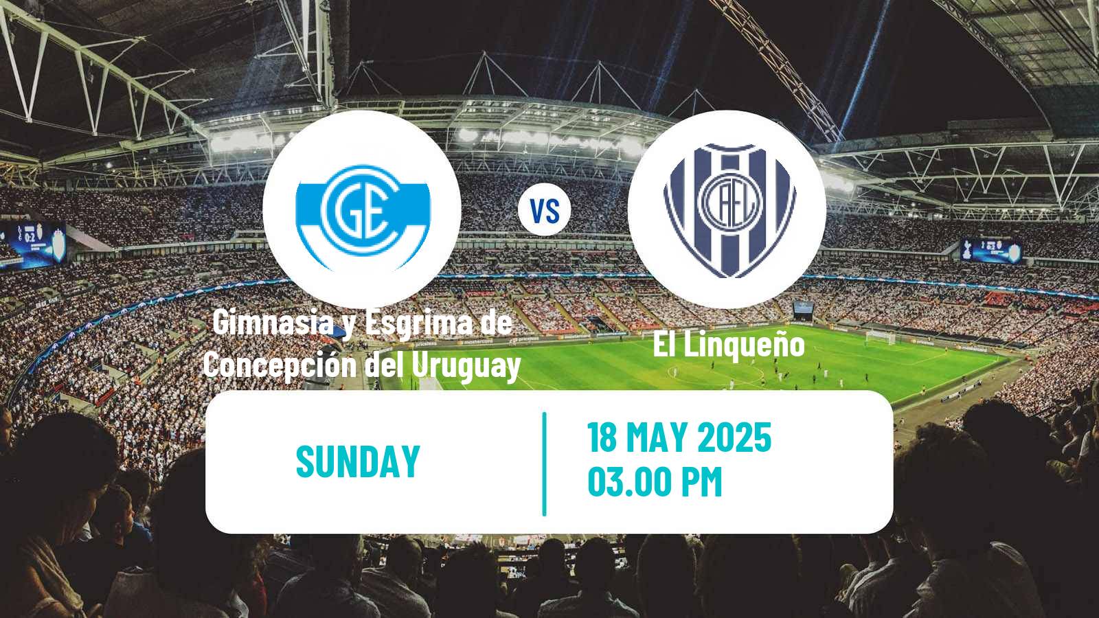 Soccer Argentinian Torneo Federal Gimnasia y Esgrima de Concepción del Uruguay - El Linqueño