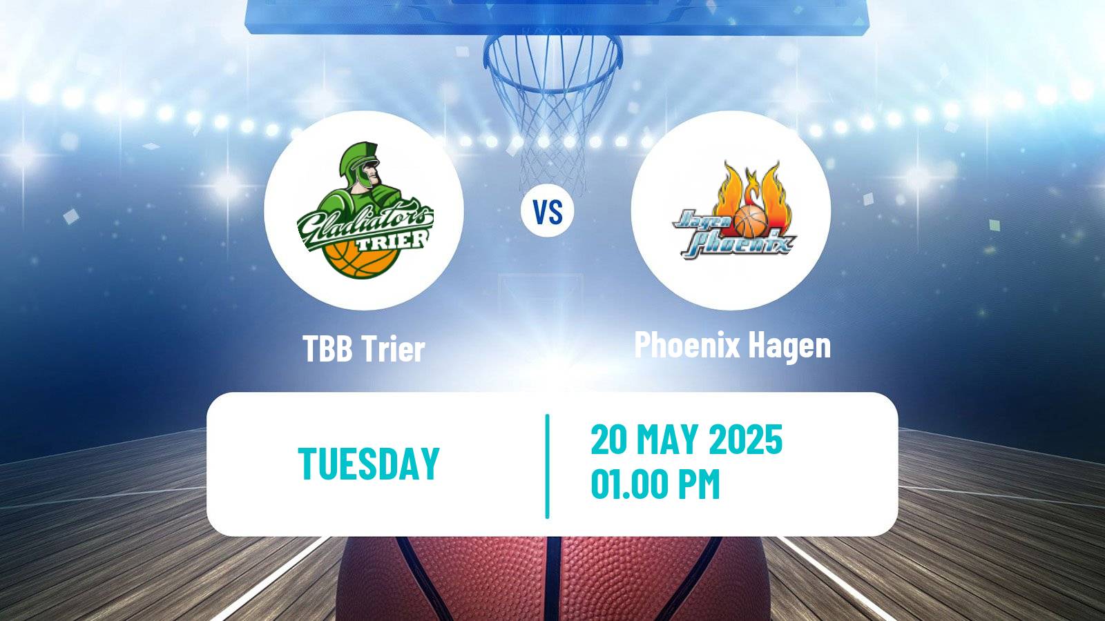 Basketball German Pro A Basketball Trier - Phoenix Hagen