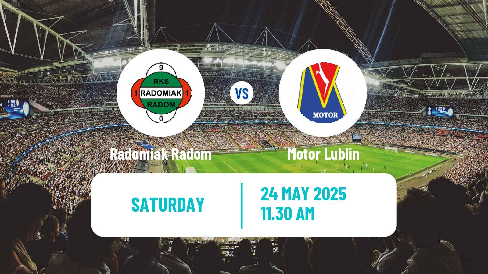 Soccer Polish Ekstraklasa Radomiak Radom - Motor Lublin