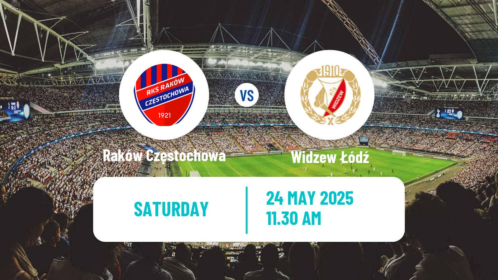 Soccer Polish Ekstraklasa Raków Częstochowa - Widzew Łódź