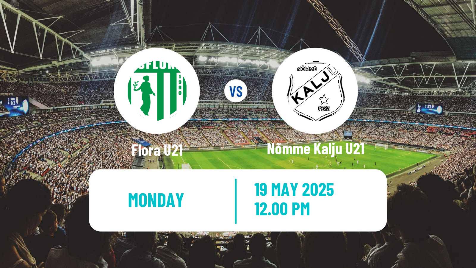 Soccer Estonian Esiliiga Flora U21 - Nõmme Kalju U21