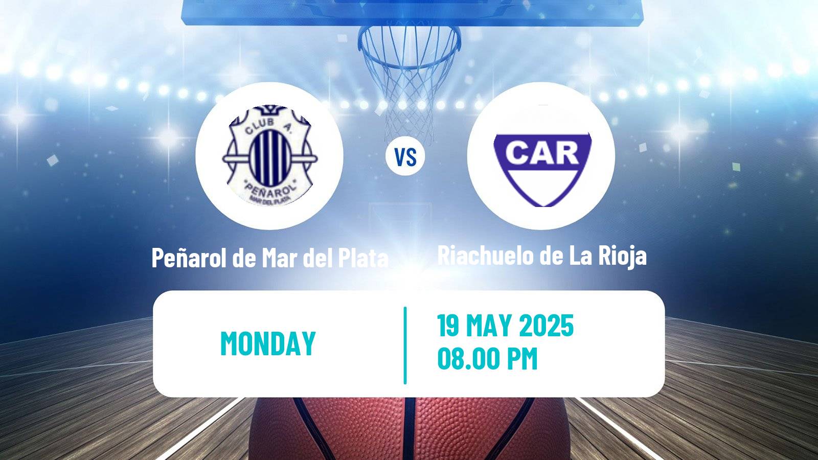 Basketball Argentinian LNB Peñarol de Mar del Plata - Riachuelo de La Rioja