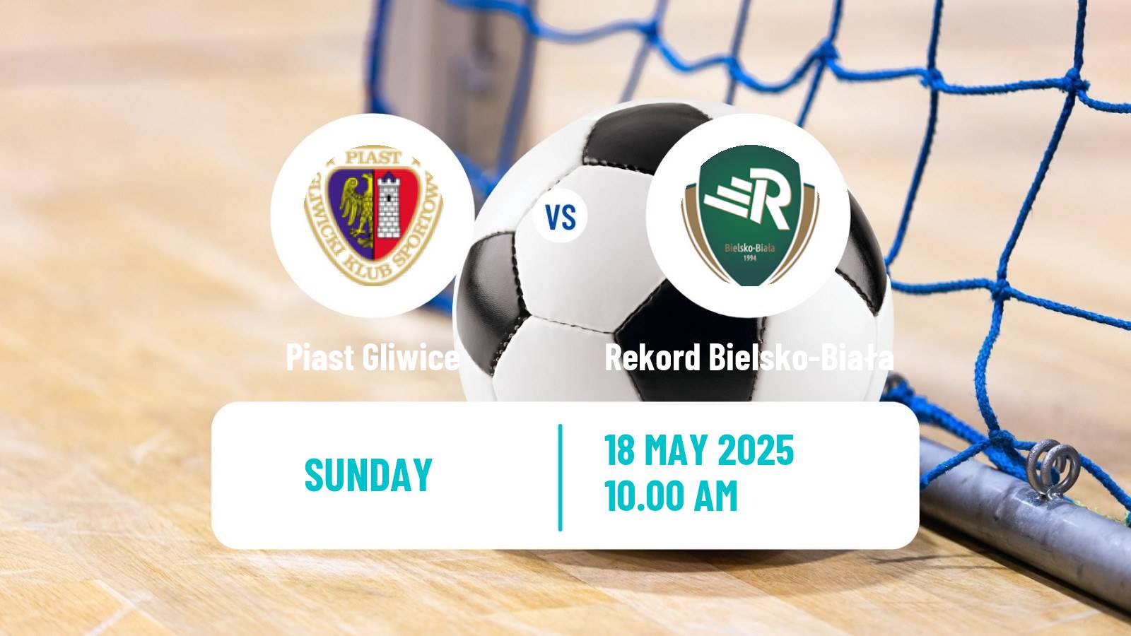 Futsal Polish Ekstraklasa Futsal Piast Gliwice - Rekord Bielsko-Biała