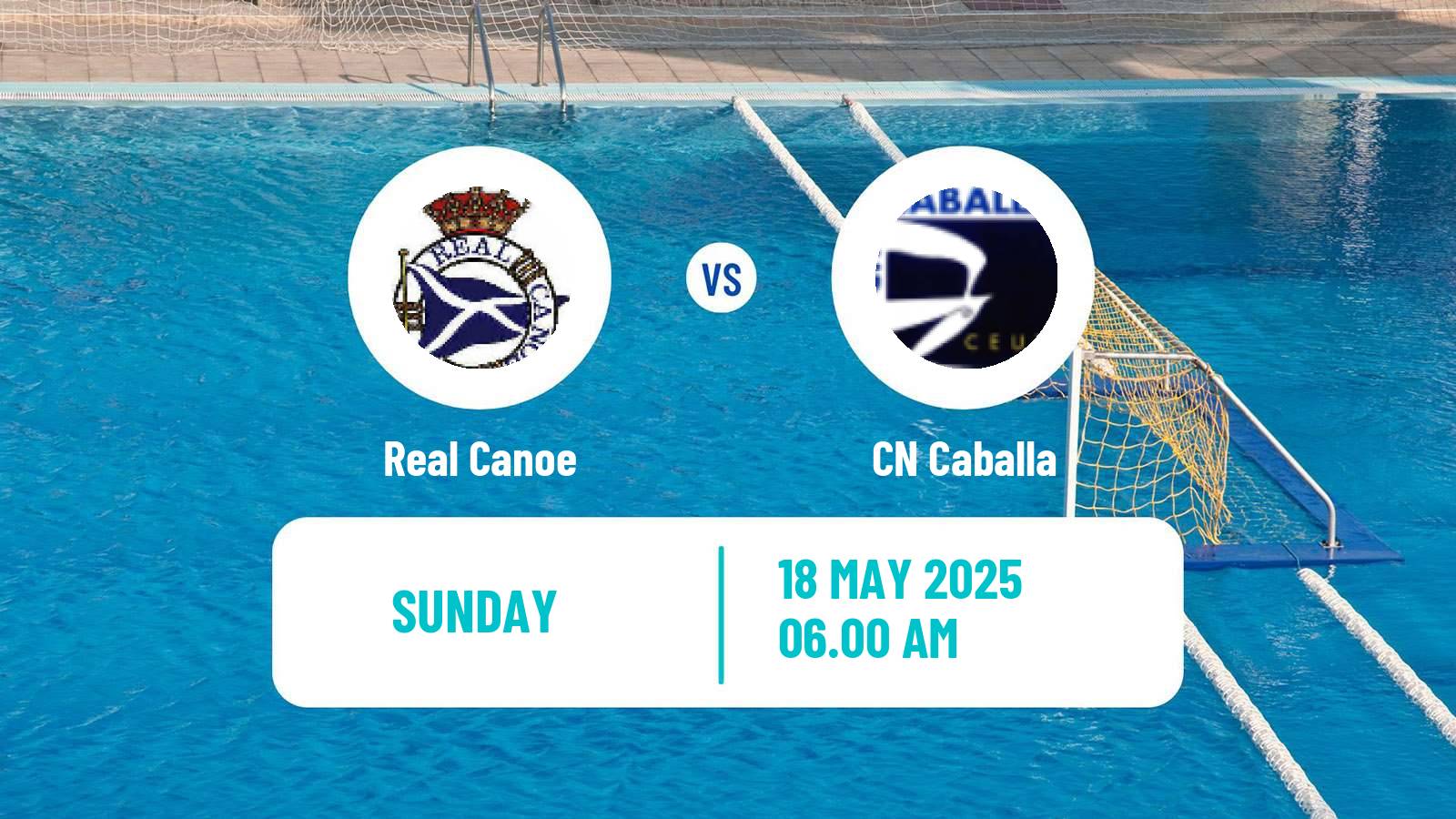 Water polo Spanish Liga Premaat Real Canoe - Caballa