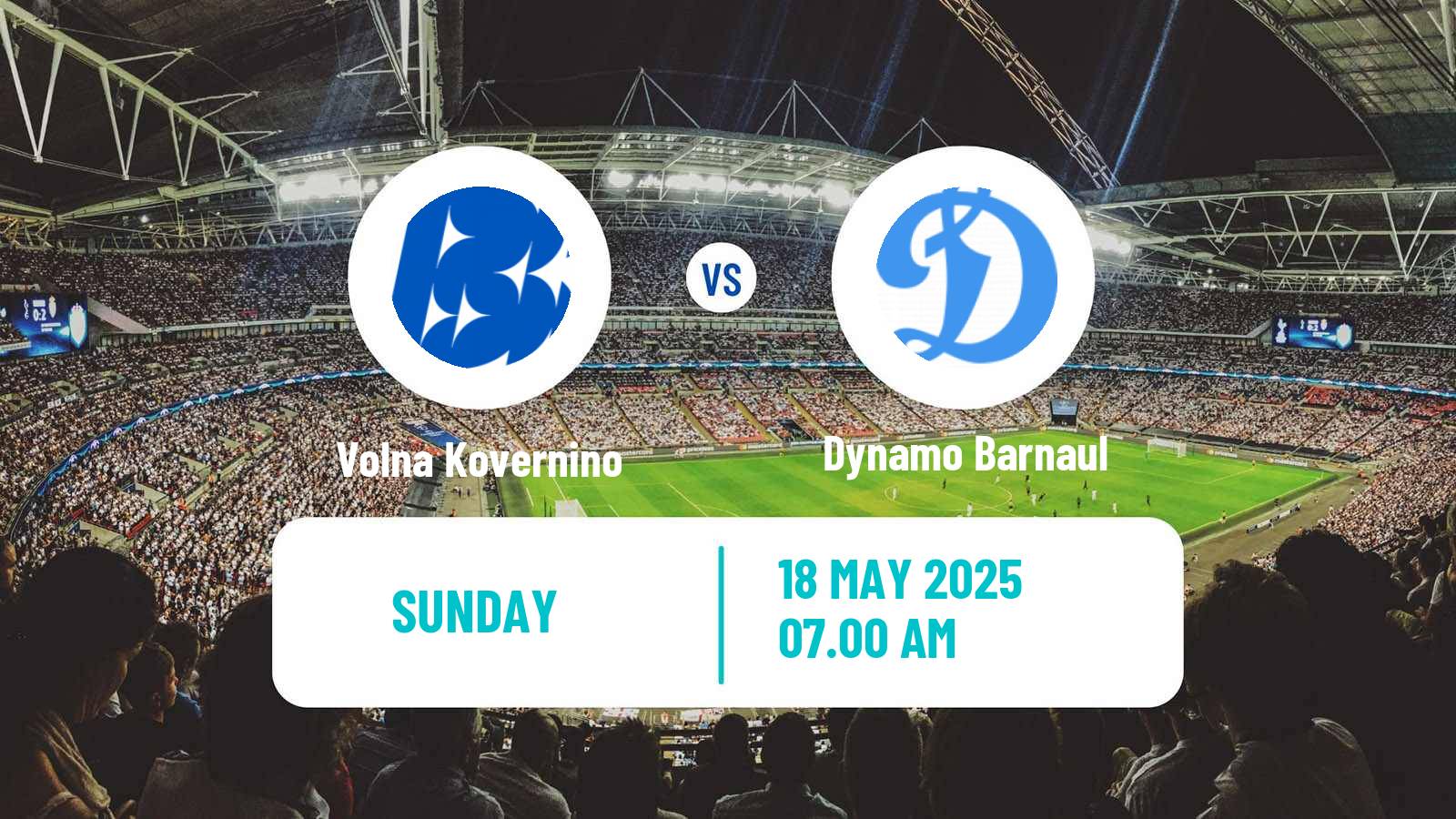 Soccer  FNL 2 Division B Group 4 Volna Kovernino - Dynamo Barnaul