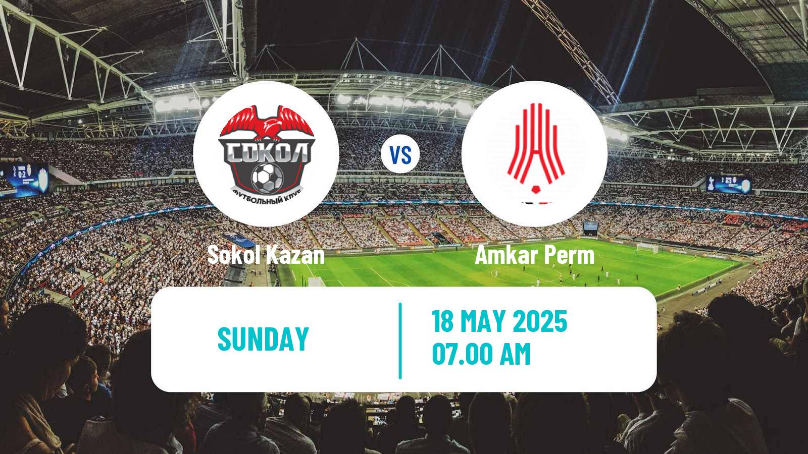 Soccer  FNL 2 Division B Group 4 Sokol Kazan - Amkar Perm